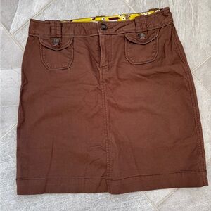 Old Navy Brown Mini Skirt